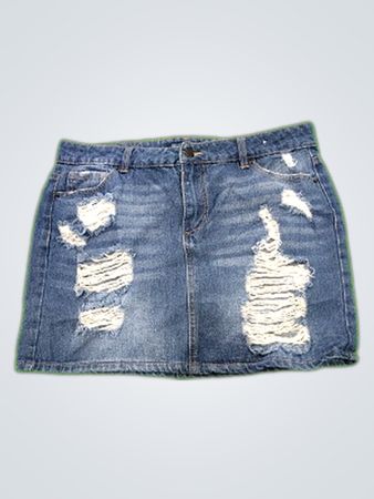 Blue Spice Denim Skirt