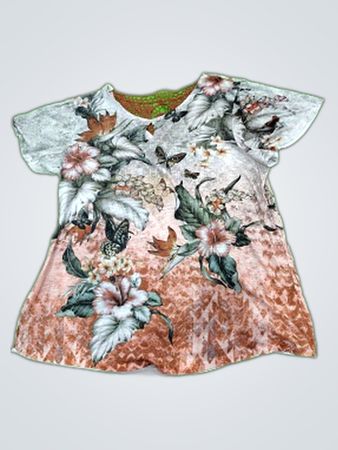 Floral Printed Short Sleeve Shirt