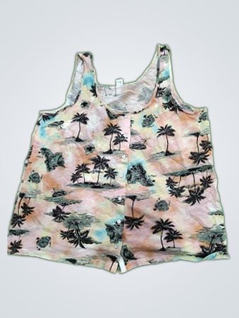 Old Navy Tropical Print Tank Top
