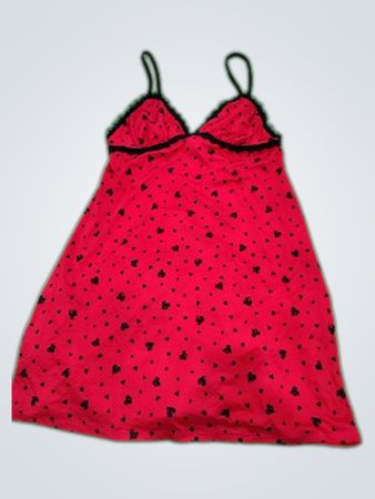 Red Lace Trim Camisole