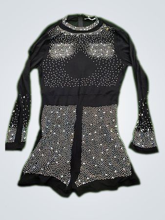 Qwasabee Long Sleeve Rhinestone Dress