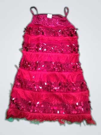 Women's Red Sequin Dress