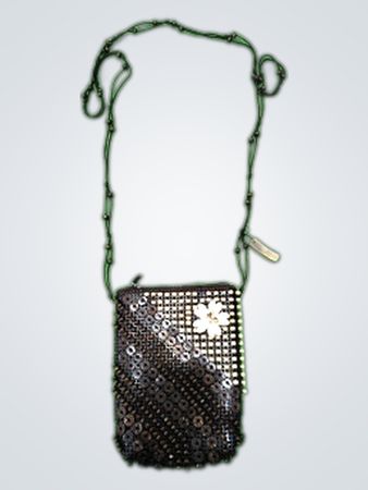 Black Sequined Purse