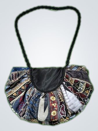 Handbag with Patchwork Design