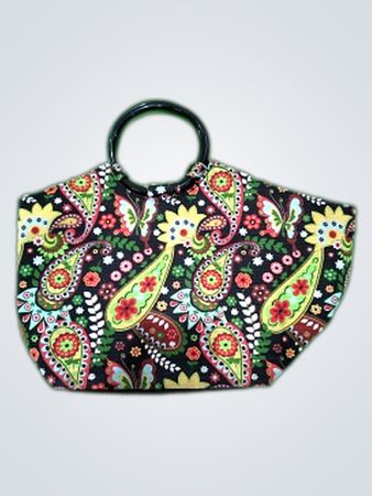 Paisley Print Tote Bag