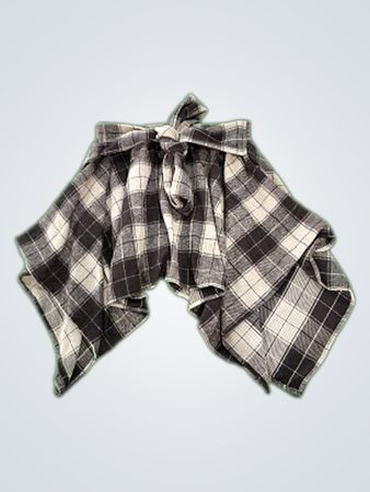 Black and White Plaid Shorts