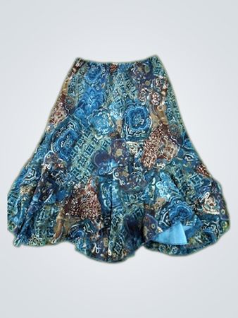 Studio Blue Paisley Skirt