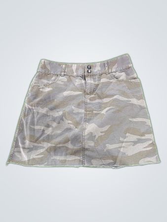 DKNY Jeans Camo Mini Skirt