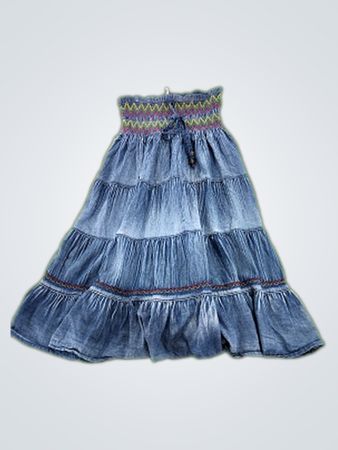Blue Denim Skirt
