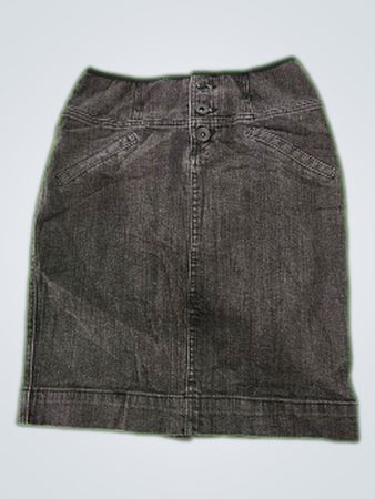 Forever 21 Gray Denim Skirt