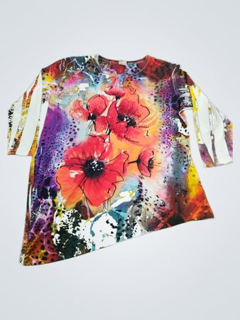 Floral Short Sleeve Top