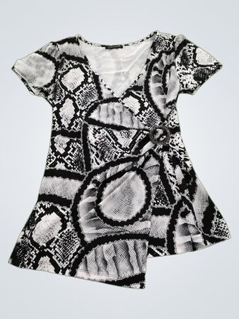 Susan Lawrence Snake Print Top