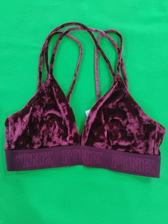 PINK Velvet Bralette