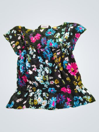 Express Floral Print Sleeveless Blouse