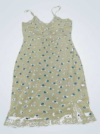 Women's White Floral Nightgown