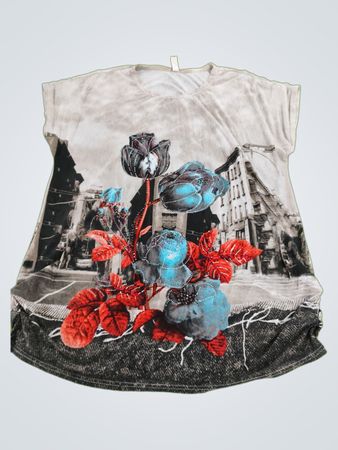 Kenzo Graphic Floral T-Shirt