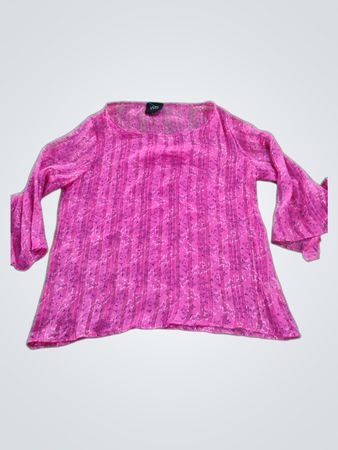 Pink Floral Blouse