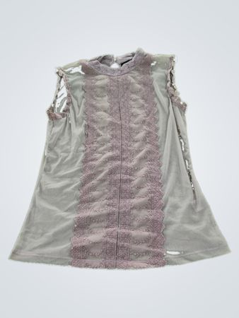 Apt. 9 Lace Trim Sleeveless Blouse