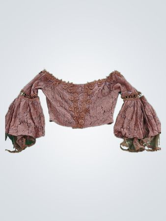 Brown Lace Top