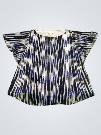 Liz Claiborne Striped Batwing Sleeve Blouse