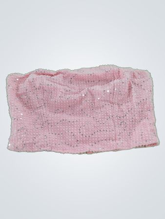 Forever 21 Pink Sequin Tube Top