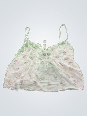 Aerie Floral Crochet Cami