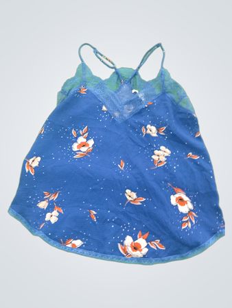 Blue Floral Camisole