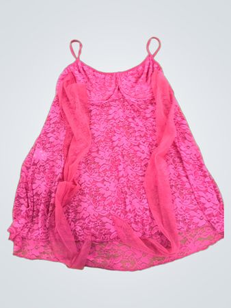 Pink Lace Dress