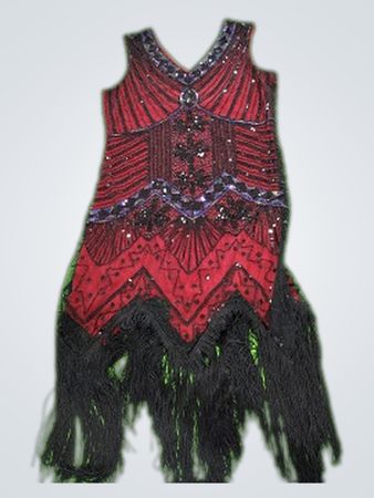 Red Fringed Vest