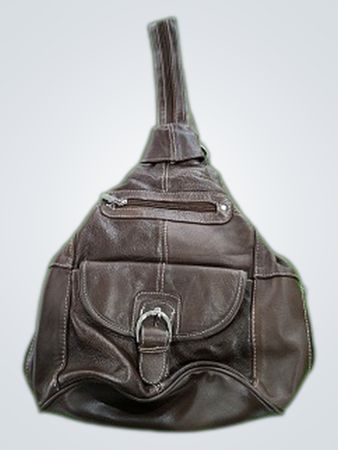 Brown Leather Sling Bag