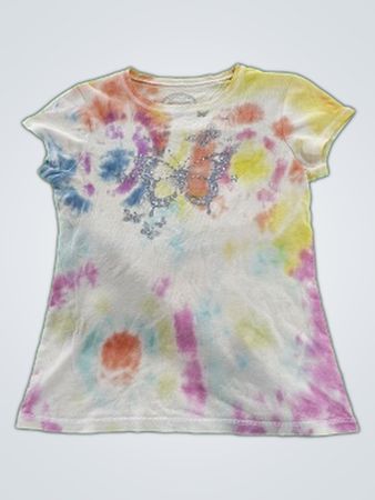 Justice Tie-Dye Butterfly Graphic T-Shirt