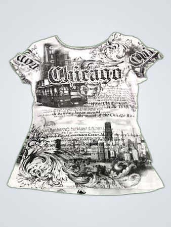Big Bang Clothing Chicago Graphic Short-Sleeve Top