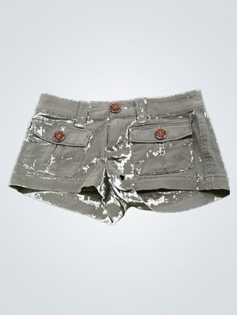 Blue Asphalt Gray Shorts