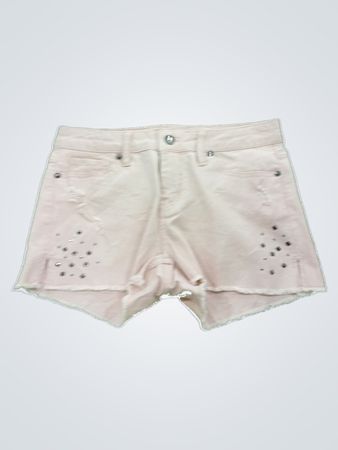 True Craft Distressed Denim Shorts
