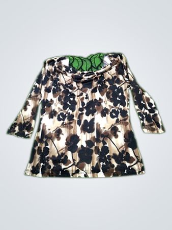 Blouse with Floral Pattern