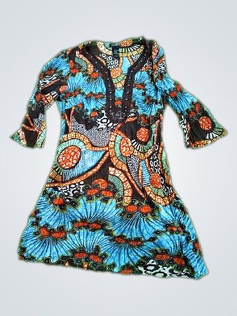 Bisou Bisou African Print Dress