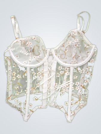 White Lace Corset