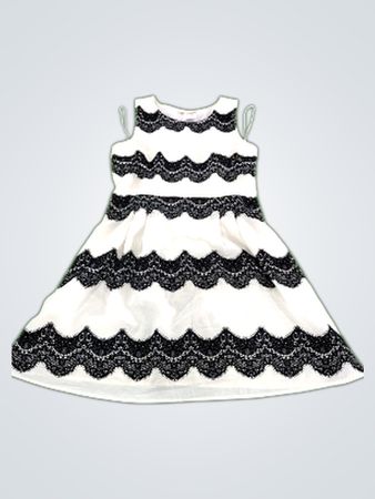 Understated Scalloped Lace Mini Dress