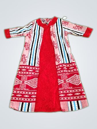 Red Patterned Dress