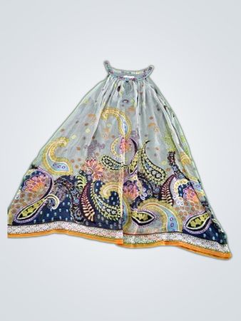 Long Paisley Skirt
