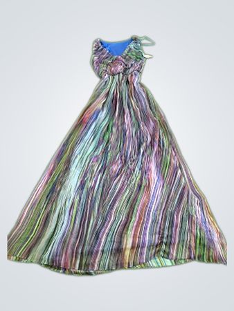 Multicolored Striped Dress