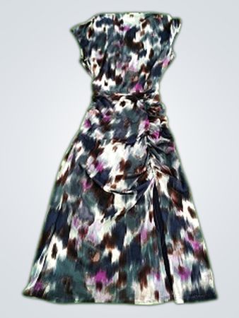 EVEREVE Floral Tie-Dye Dress