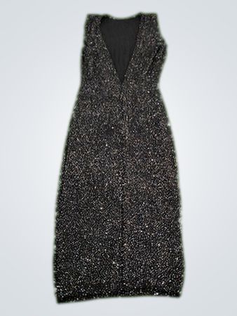 Black Glitter Dress