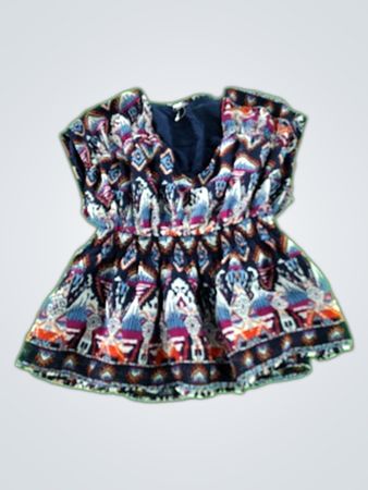 Old Navy Geometric Print Sleeveless Top
