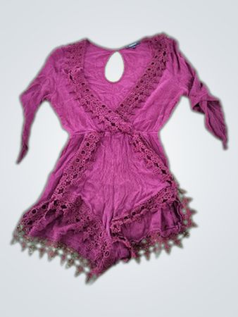 Ambiance Purple Romper