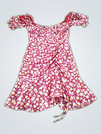 Floral Off-The-Shoulder Dress
