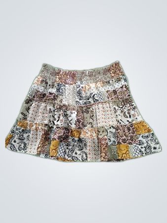 Joe Benbassett Floral Patchwork Skirt