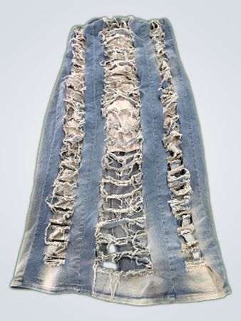 Distressed Denim Pants