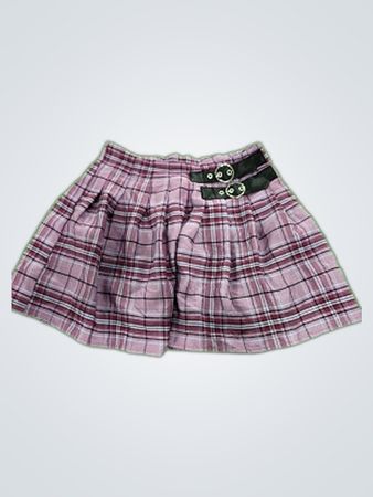 Forever 21 Plaid Pleated Mini Skirt