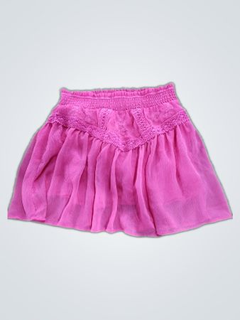 Miu Miu Pink Ruffled Mini Skirt